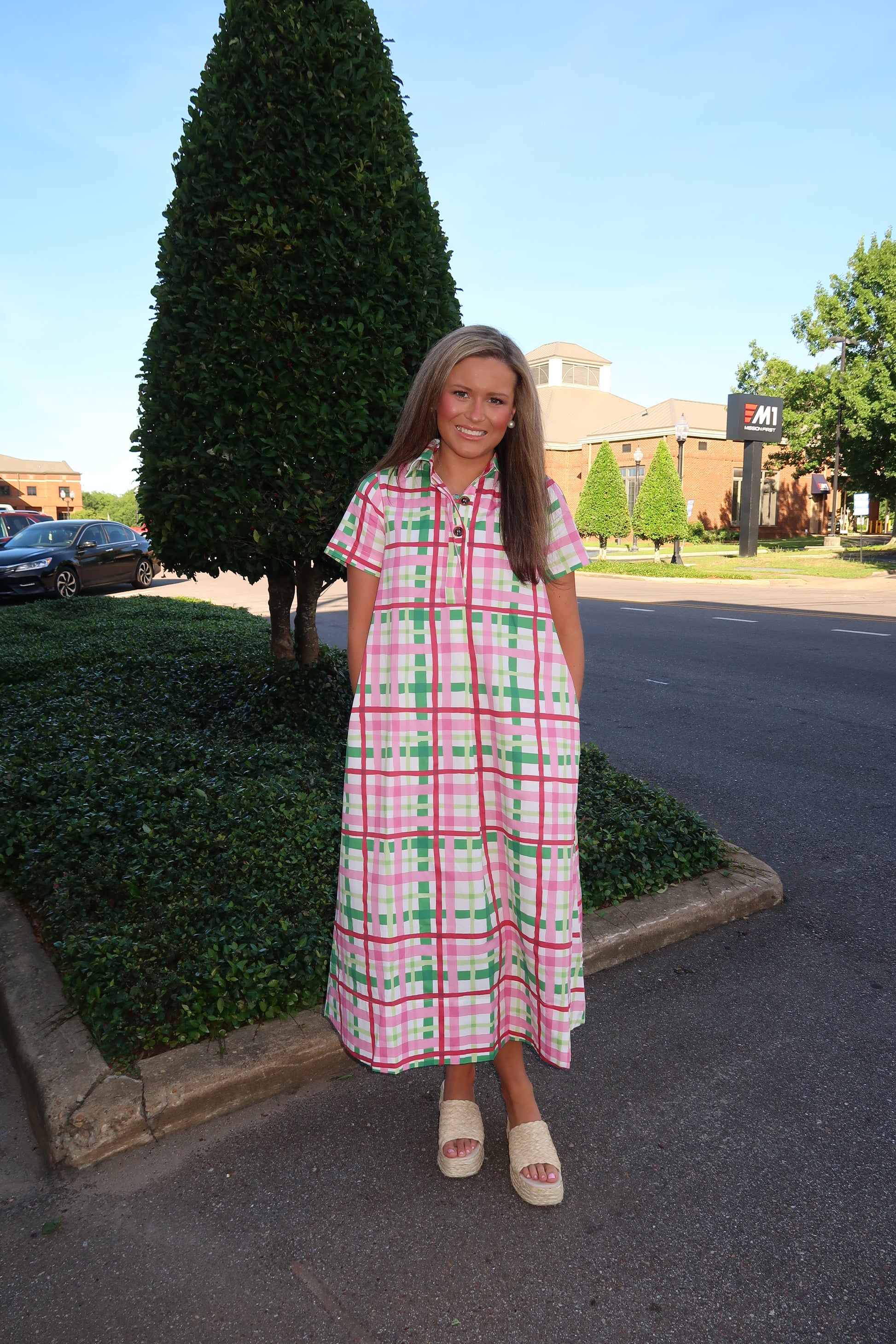 Pretty in Plaid Dress