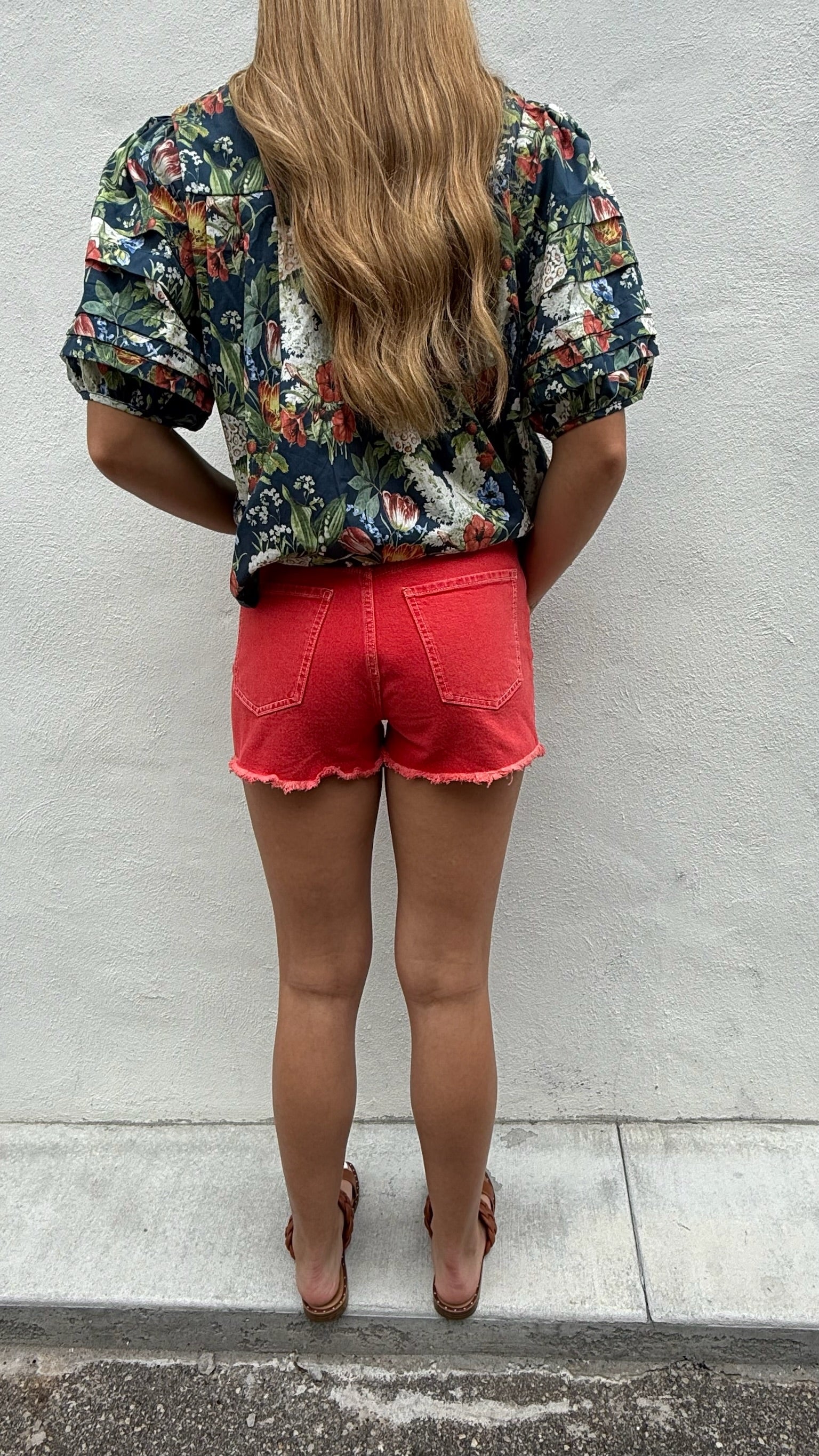 DAZE -Chilli Pepper High Rise Shorts