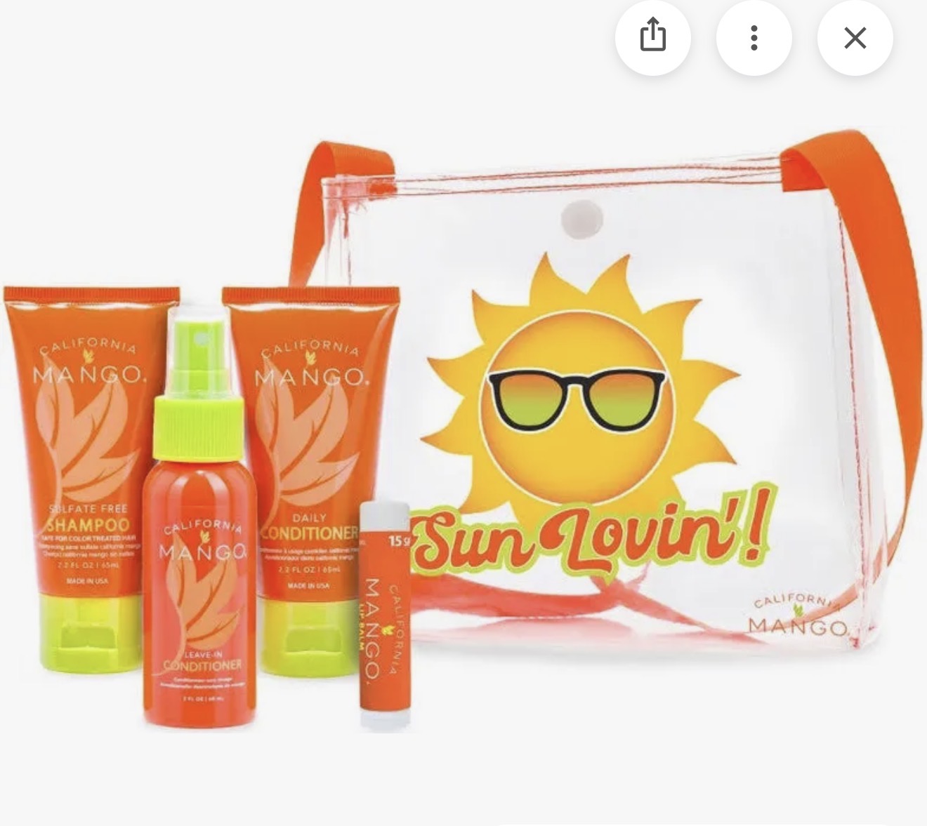 California Mango 5 Piece Hair on The Go