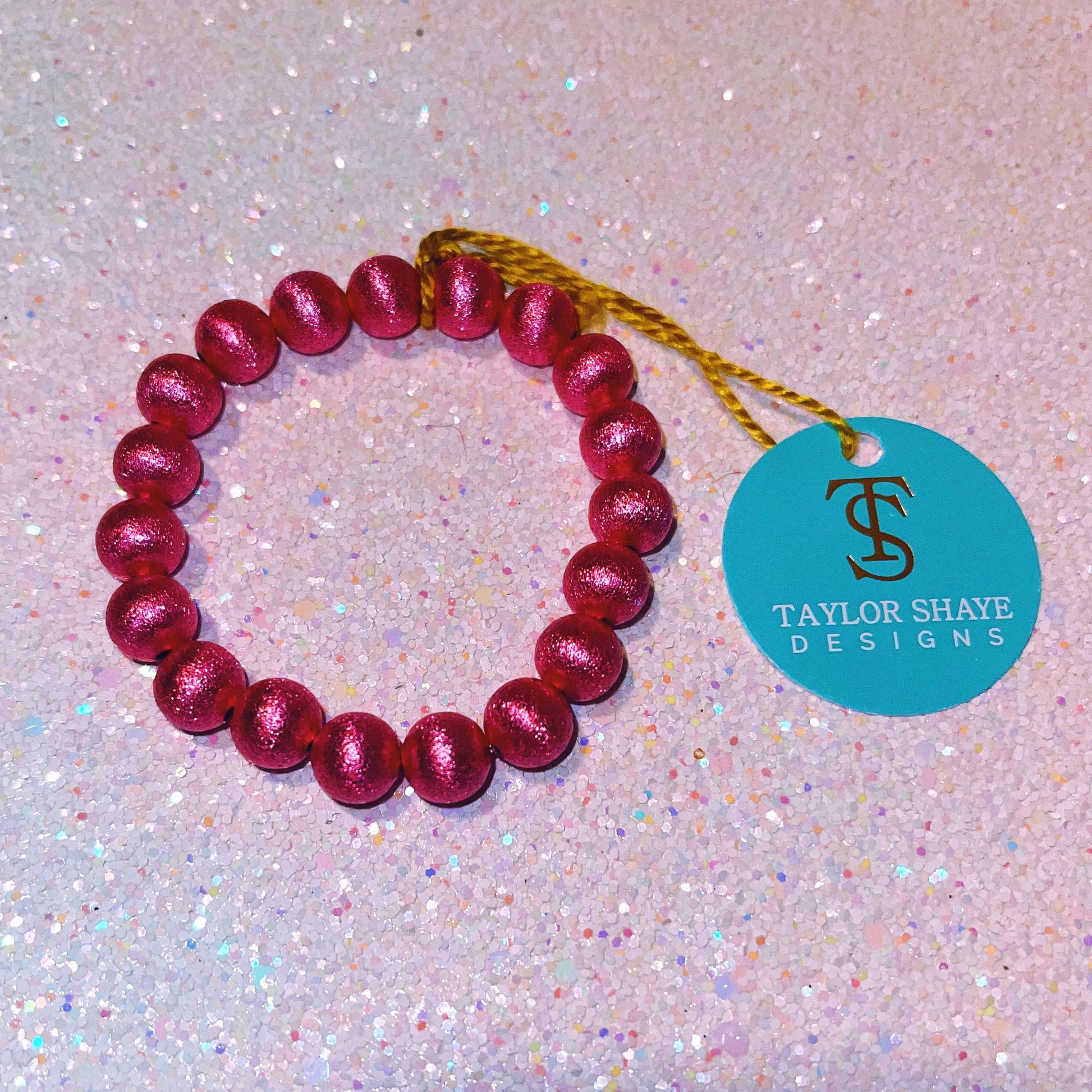 Wrenley Brushed Hot Pink Bracelet 10mm